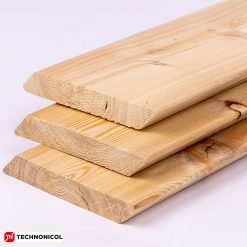 ლარიქსის პლანკენი რომბი (TECHNONICOL) 20X140X3000/4000 C – 1კვ.მ